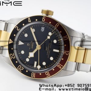 Tudor M79833 Black Bay GMT S&G Black/Brown Bezel ZF 1:1 Best Edition on SS/YG Bracelet A2836 - Super Clone Watch | 1:1 Best Version