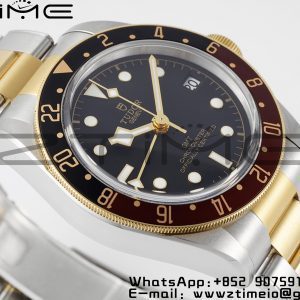 Tudor M79833 Black Bay GMT S&G Black/Brown Bezel ZF 1:1 Best Edition on SS/YG Bracelet A2836 - Super Clone Watch | 1:1 Best Version