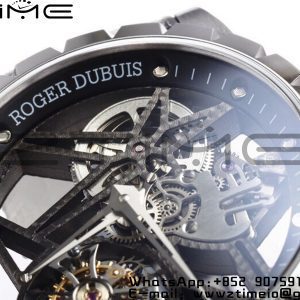 RD Excalibur Rddbex0393 SS BBR  1:1 Best Edition Skeleton Dial on Gray Camouflage Strap A2136 Tourbillon V2 - Super Clone Watch | 1:1 Best Version