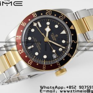 Tudor M79833 Black Bay GMT S&G Black/Brown Bezel ZF 1:1 Best Edition on SS/YG Bracelet A2836 - Super Clone Watch | 1:1 Best Version