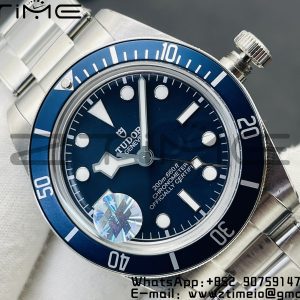 Tudor M79030 Black Bay Fifty Eight 39mm SS ZF 1:1 Best Edition Blue Dial on SS Bracelet A2824 - Super Clone Watch | 1:1 Best Version