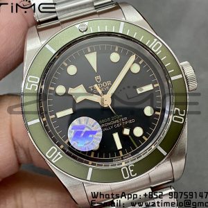 Tudor M79230G Black Bay “Green” Exclusive to Harrods ZF 1:1 Best Edition on SS Bracelet A2824 V5 - Super Clone Watch | 1:1 Best Version