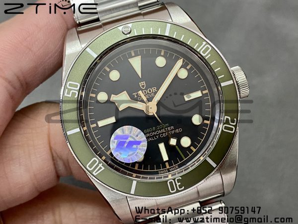 Tudor M79230G Black Bay “Green” Exclusive to Harrods ZF 1:1 Best Edition on SS Bracelet A2824 V5 - Super Clone Watch | 1:1 Best Version