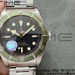 Tudor M79230G Black Bay “Green” Exclusive to Harrods ZF 1:1 Best Edition on SS Bracelet A2824 V5 - Super Clone Watch | 1:1 Best Version