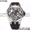 RD Excalibur RDDBEX0479 BBR 1:1 Best Edition  Skeleton Black Dial on Black Rubber Strap A2136 Tourbillon V4 - Super Clone Watch | 1:1 Best Version