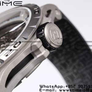 RD Excalibur RDDBEX0479 BBR 1:1 Best Edition  Skeleton Black Dial on Black Rubber Strap A2136 Tourbillon V4 - Super Clone Watch | 1:1 Best Version