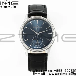 Master Ultra Thin Moon 1368480 SS ZF 1:1 Best Edition Blue Dial on Black Leather Strap SA925 Super Clone V2 - Super Clone Watch | 1:1 Best Version