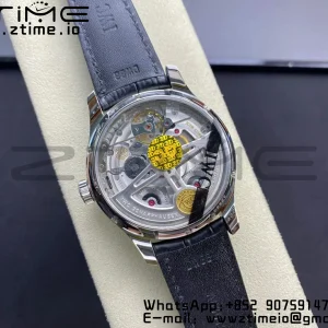 IWC Portuguese Real PR Real Annual Calendar IW503502 ZF 1:1 Best Edition Blue Dial on Black Leather Strap A52850 - Super Clone Watch | 1:1 Best Version