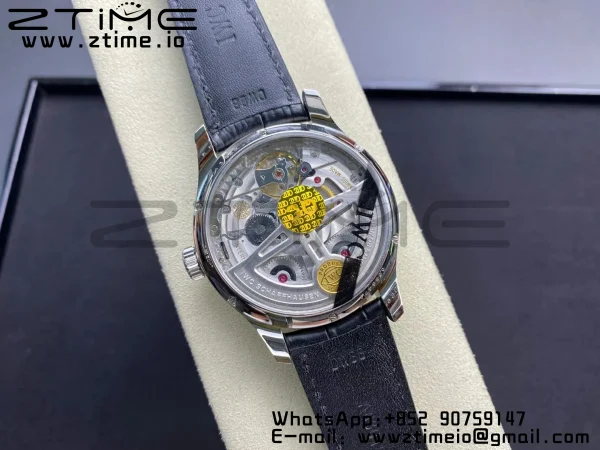 IWC Portuguese Real PR Real Annual Calendar IW503502 ZF 1:1 Best Edition Blue Dial on Black Leather Strap A52850 - Super Clone Watch | 1:1 Best Version