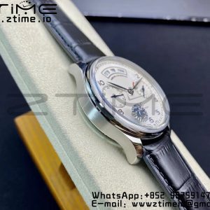 IWC Portuguese Real PR Real Annual Calendar IW503501 ZF 1:1 Best Edition White Dial on Black Leather Strap A52850 - Super Clone Watch | 1:1 Best Version