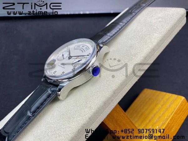 IWC Portuguese Real PR Real Annual Calendar IW503501 ZF 1:1 Best Edition White Dial on Black Leather Strap A52850 - Super Clone Watch | 1:1 Best Version