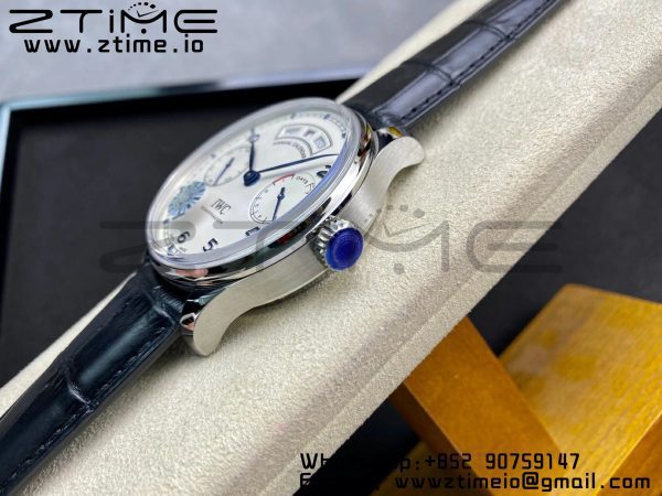 IWC Portuguese Real PR Real Annual Calendar IW503501 ZF 1:1 Best Edition White Dial on Black Leather Strap A52850 - Super Clone Watch | 1:1 Best Version