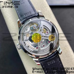 IWC Portuguese Real PR Real Annual Calendar IW503501 ZF 1:1 Best Edition White Dial on Black Leather Strap A52850 - Super Clone Watch | 1:1 Best Version