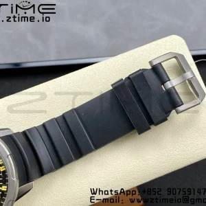 IWC Aquatimer Automatic  SS IW358001 V6SF 1:1 Best Edition Black Dial on Black Rubber Strap A2892 - Super Clone Watch | 1:1 Best Version