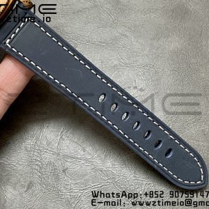 Panerai PAM01074 PAM1074 W Bronzo VSF 1:1 Best Edition Blue Dial on Blue Calfskin Strap P.900 Clone - Super Clone Watch | 1:1 Best Version
