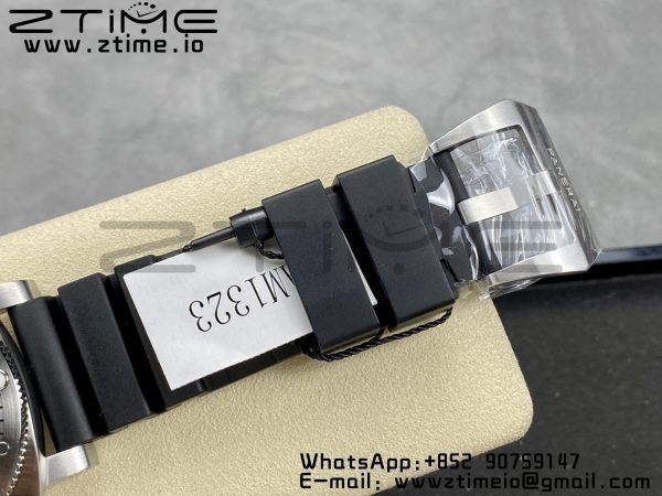 Panerai PAM01323 PAM1323 Y 44mm Submersible VSF 1:1 Best Edition Gray Dial on Rubber Strap P.9011 Clone - Super Clone Watch | 1:1 Best Version