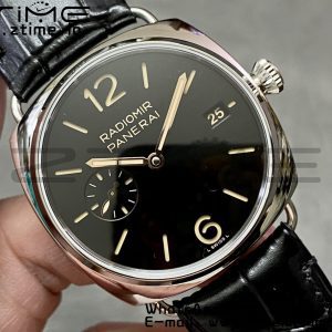 Panerai PAM01394 PAM1294 Radiomir 40mm VSF 1:1 Best Edition Black Dial on Black Leather Strap P900 - Super Clone Watch | 1:1 Best Version