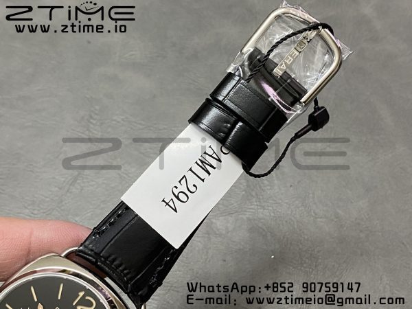 Panerai PAM01394 PAM1294 Radiomir 40mm VSF 1:1 Best Edition Black Dial on Black Leather Strap P900 - Super Clone Watch | 1:1 Best Version