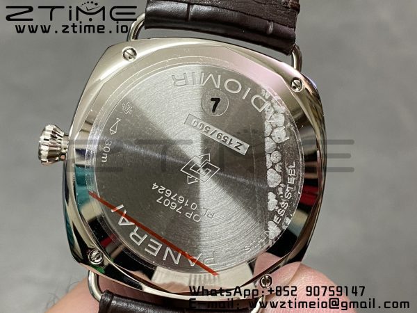 Panerai PAM01386 PAM1386 Radiomir 40mm VSF 1:1 Best Edition Green Dial on Brown Leather Strap P900 - Super Clone Watch | 1:1 Best Version
