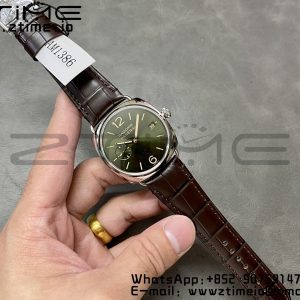 Panerai PAM01386 PAM1386 Radiomir 40mm VSF 1:1 Best Edition Green Dial on Brown Leather Strap P900 - Super Clone Watch | 1:1 Best Version
