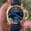 Panerai PAM01114 PAM1114 W VSF 1:1 Best Edition Blue Dial on Blue Leather Strap P.9010 Clone - Super Clone Watch | 1:1 Best Version