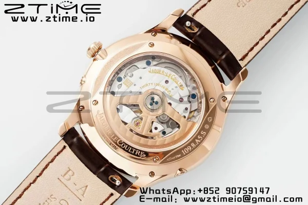 Master Ultra Thin Moon 1362511 RG APSF 1:1 Best Edition White Dial on Brown Leather Strap SA925 Super Clone - Super Clone Watch | 1:1 Best Version