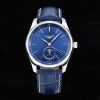 Longines Master Moonphase SS APSF 1:1 Best Edition Blue Stick Dial on Blue Leather Strap AL899 V2 - Super Clone Watch | 1:1 Best Version