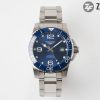 Longines Conquest L3.742.4.96.6 SS Blue Ceramic Bezel SS ZF 1:1 Best Edition Blue Dial on SS Bracelet A2824 - Super Clone Watch | 1:1 Best Version