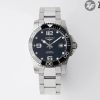 Longines Conquest L3.781.4.56.6 Black Ceramic Bezel SS ZF 1:1 Best Edition Black Dial on SS Bracelet A2824 - Super Clone Watch | 1:1 Best Version
