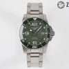 Longines Conquest L3.781.4.06.6 Green Ceramic Bezel SS ZF 1:1 Best Edition Green Dial on SS Bracelet A2824 - Super Clone Watch | 1:1 Best Version