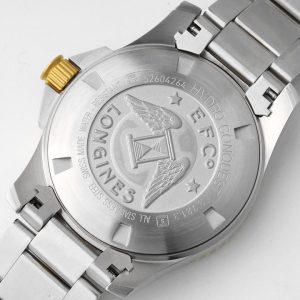 Longines Conquest L3.781.3.56.7 SS/YG Black Ceramic Bezel SS ZF 1:1 Best Edition Black Dial on SS/YG Bracelet A2824 - Super Clone Watch | 1:1 Best Version