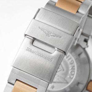 Longines Conquest L3.781.3.58.7 SS/RG Black Ceramic Bezel SS ZF 1:1 Best Edition Black Dial on SS/RG Bracelet A2824 - Super Clone Watch | 1:1 Best Version