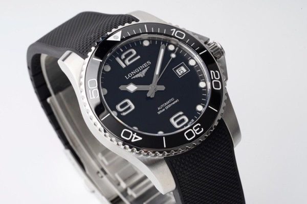 Longines Conquest L3.781.4.56.6  SS Black Ceramic Bezel SS ZF 1:1 Best Edition Black Dial - Super Clone Watch | 1:1 Best Version