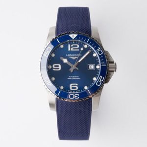Longines Conquest L3.781.4.96.9 SS Blue Ceramic Bezel SS ZF 1:1 Best Edition Blue Dial - Super Clone Watch | 1:1 Best Version