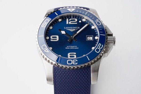 Longines Conquest L3.781.4.96.9 SS Blue Ceramic Bezel SS ZF 1:1 Best Edition Blue Dial - Super Clone Watch | 1:1 Best Version
