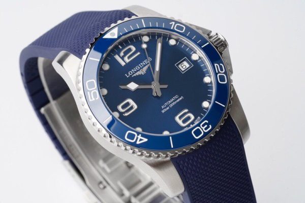Longines Conquest L3.781.4.96.9 SS Blue Ceramic Bezel SS ZF 1:1 Best Edition Blue Dial - Super Clone Watch | 1:1 Best Version