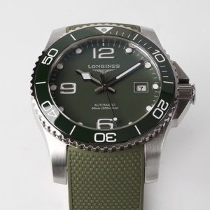 Longines Conquest L3.781.4.06.9  SS Green Ceramic Bezel SS ZF 1:1 Best Edition Green Dial - Super Clone Watch | 1:1 Best Version