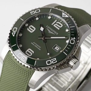 Longines Conquest L3.781.4.06.9  SS Green Ceramic Bezel SS ZF 1:1 Best Edition Green Dial - Super Clone Watch | 1:1 Best Version