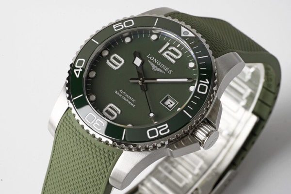 Longines Conquest L3.781.4.06.9  SS Green Ceramic Bezel SS ZF 1:1 Best Edition Green Dial - Super Clone Watch | 1:1 Best Version