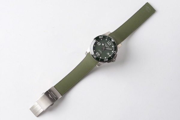 Longines Conquest L3.781.4.06.9  SS Green Ceramic Bezel SS ZF 1:1 Best Edition Green Dial - Super Clone Watch | 1:1 Best Version