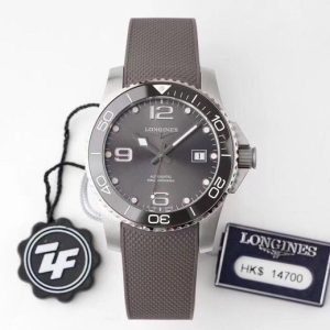 Longines Conquest L3.781.4.56.6  SS Gray Ceramic Bezel SS ZF 1:1 Best Edition Gray Dial - Super Clone Watch | 1:1 Best Version