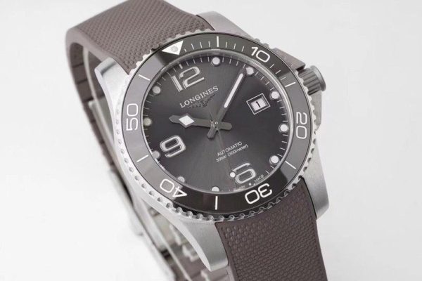 Longines Conquest L3.781.4.56.6  SS Gray Ceramic Bezel SS ZF 1:1 Best Edition Gray Dial - Super Clone Watch | 1:1 Best Version