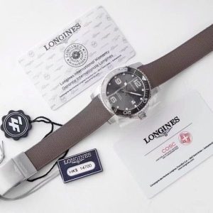 Longines Conquest L3.781.4.56.6  SS Gray Ceramic Bezel SS ZF 1:1 Best Edition Gray Dial - Super Clone Watch | 1:1 Best Version
