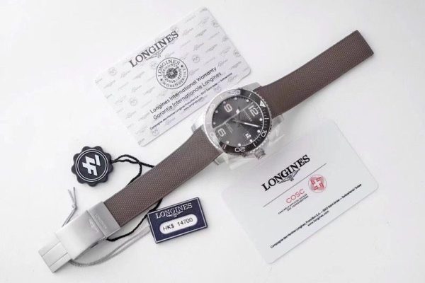 Longines Conquest L3.781.4.56.6  SS Gray Ceramic Bezel SS ZF 1:1 Best Edition Gray Dial - Super Clone Watch | 1:1 Best Version