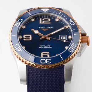 Longines Conquest L3.781.3.98.9 SS/GR Blue Ceramic Bezel SS ZF 1:1 Best Edition Blue Dial - Super Clone Watch | 1:1 Best Version