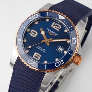 Longines Conquest L3.781.3.98.9 SS/GR Blue Ceramic Bezel SS ZF 1:1 Best Edition Blue Dial - Super Clone Watch | 1:1 Best Version