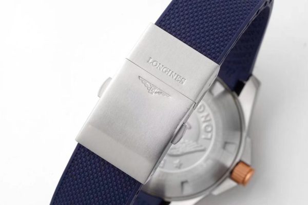 Longines Conquest L3.781.3.98.9 SS/GR Blue Ceramic Bezel SS ZF 1:1 Best Edition Blue Dial - Super Clone Watch | 1:1 Best Version