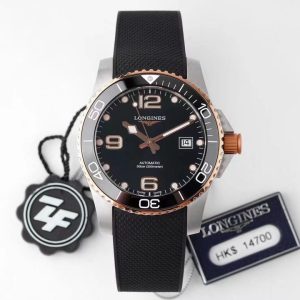 Longines Conquest L3.781.3.58.9 SS/GR Black Ceramic Bezel SS ZF 1:1 Best Edition Black Dial - Super Clone Watch | 1:1 Best Version