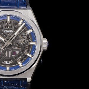 ZENITH 95.9000.670/78.R584 Defy Classic LF 1:1 Best Edition Skeleton Blue Dial on Blue Gummy Strap - Super Clone Watch | 1:1 Best Version