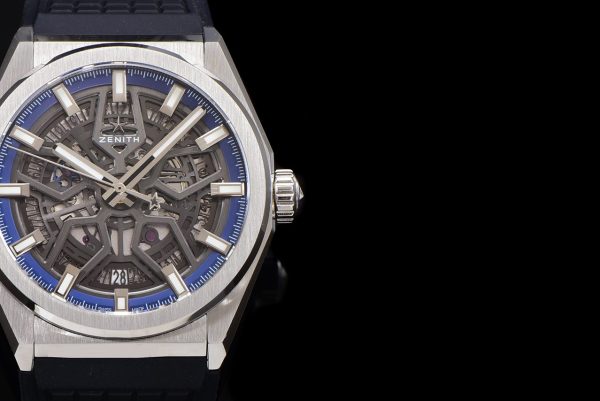 ZENITH 95.9000.670/78.R782 Defy Classic LF 1:1 Best Edition Skeleton Blue Dial on Black Rubber Strap - Super Clone Watch | 1:1 Best Version